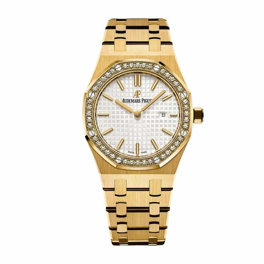 audemars-piguet-royal-oak-selfwinding-yellow-gold-67651ba-zz-1261ba-01-replica Audemars Piguet Diamond Bezel Replica - Image 1