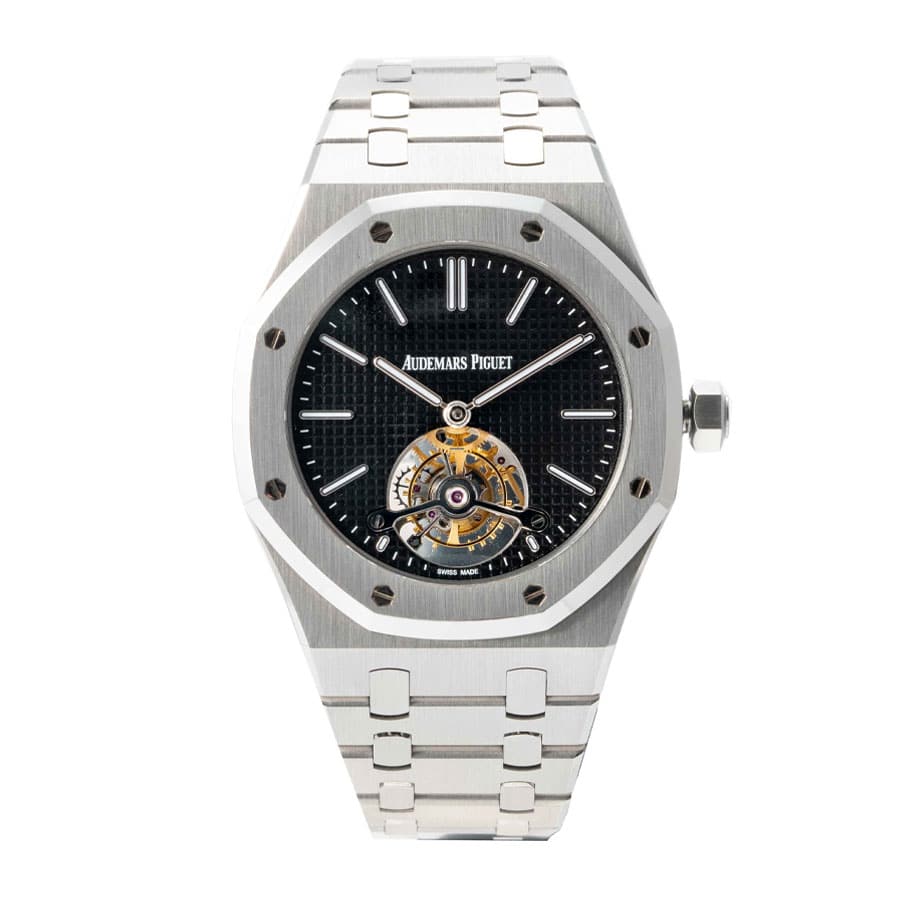 audemars-piguet-royal-oak-tourbillon-extra-thin-26512st-oo-1220st-01-replica Audemars Piguet 26522CE Royal Oak Tourbillon Black Replica - Image 1