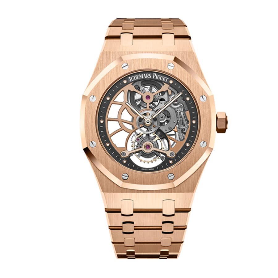 audemars-piguet-royal-oak-tourbillon-extra-thin-26518or-oo-1220or-01-replica Audemars Piguet 26518OR.OO.1220OR.01 Tourbillon Replica - Image 1