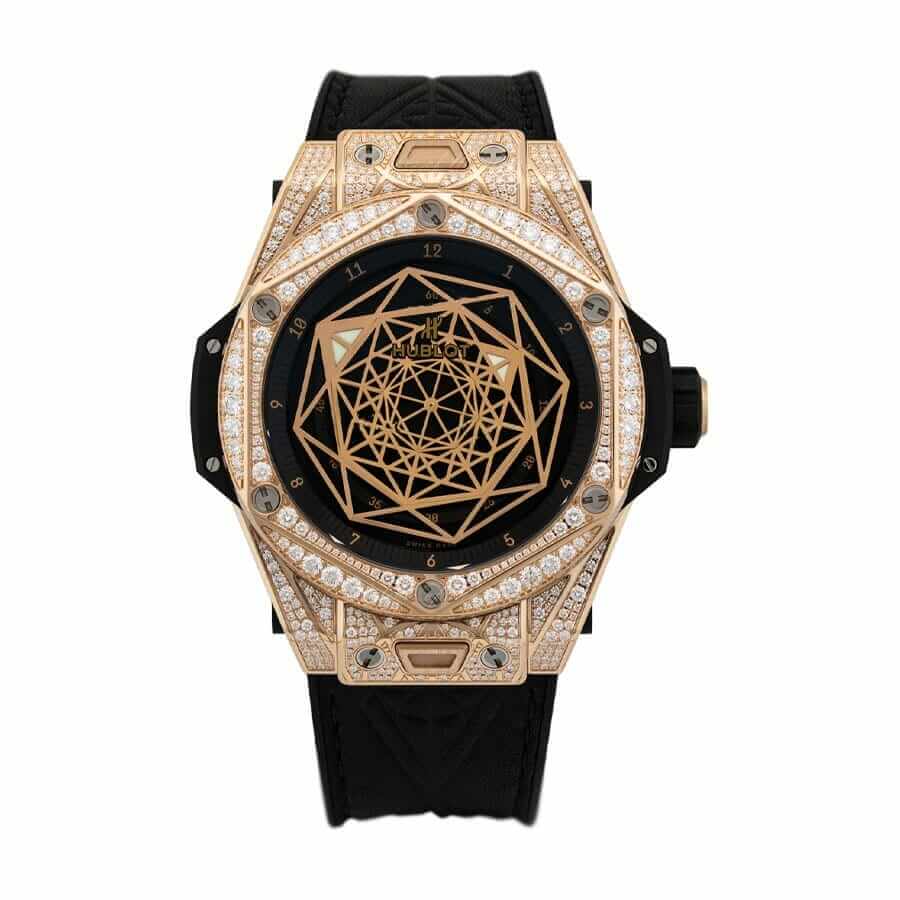 hublot-big-bang-sang-bleu-king-gold-45mm-watch-415-ox-1118-vr-mxm17 Hublot Diamond Watch Replica - Image 1