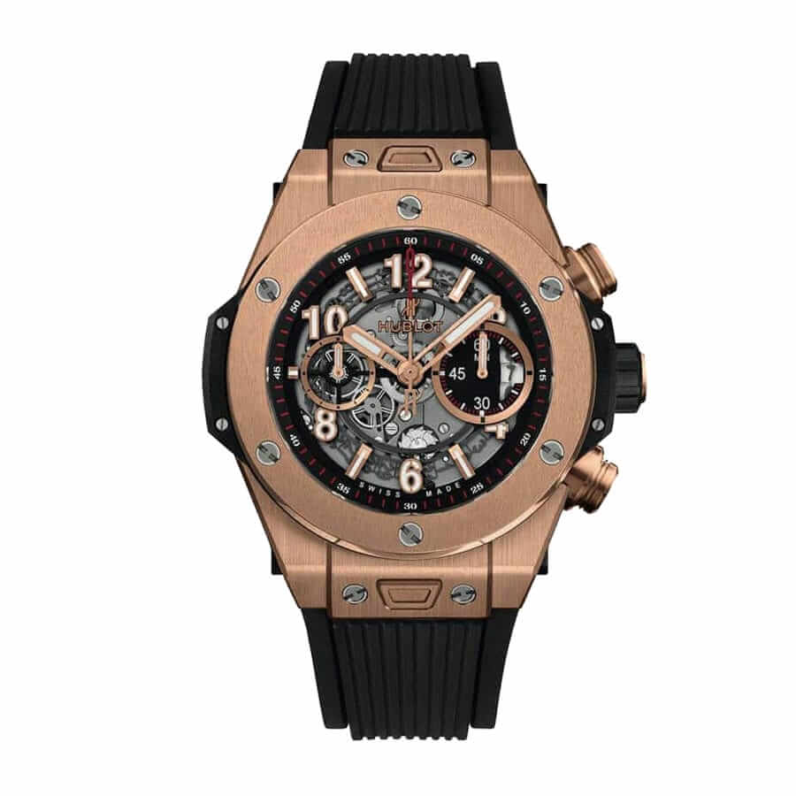 hublot-big-bang-unico-king-gold-flyback-replica Hublot Rose Gold Replica - Image 1