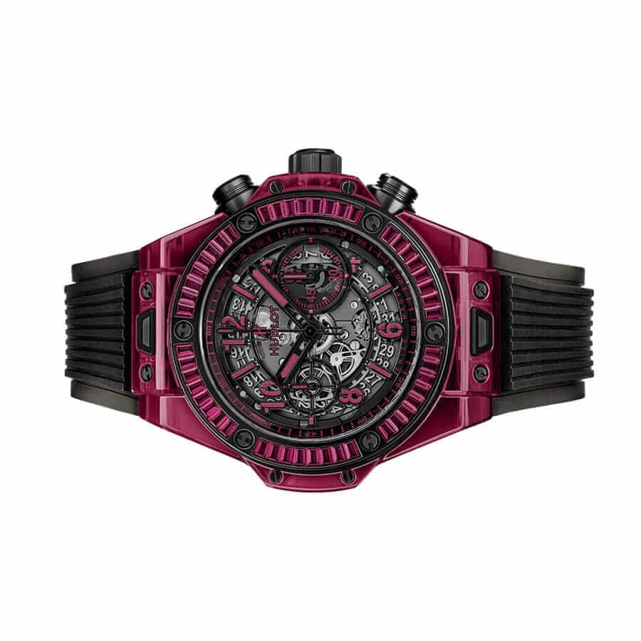 hublot-big-bang-unico-red-sapphire-411-jr-4901-rt-1902-sapphire-3 Red Sapphire Watch Replica - Image 4