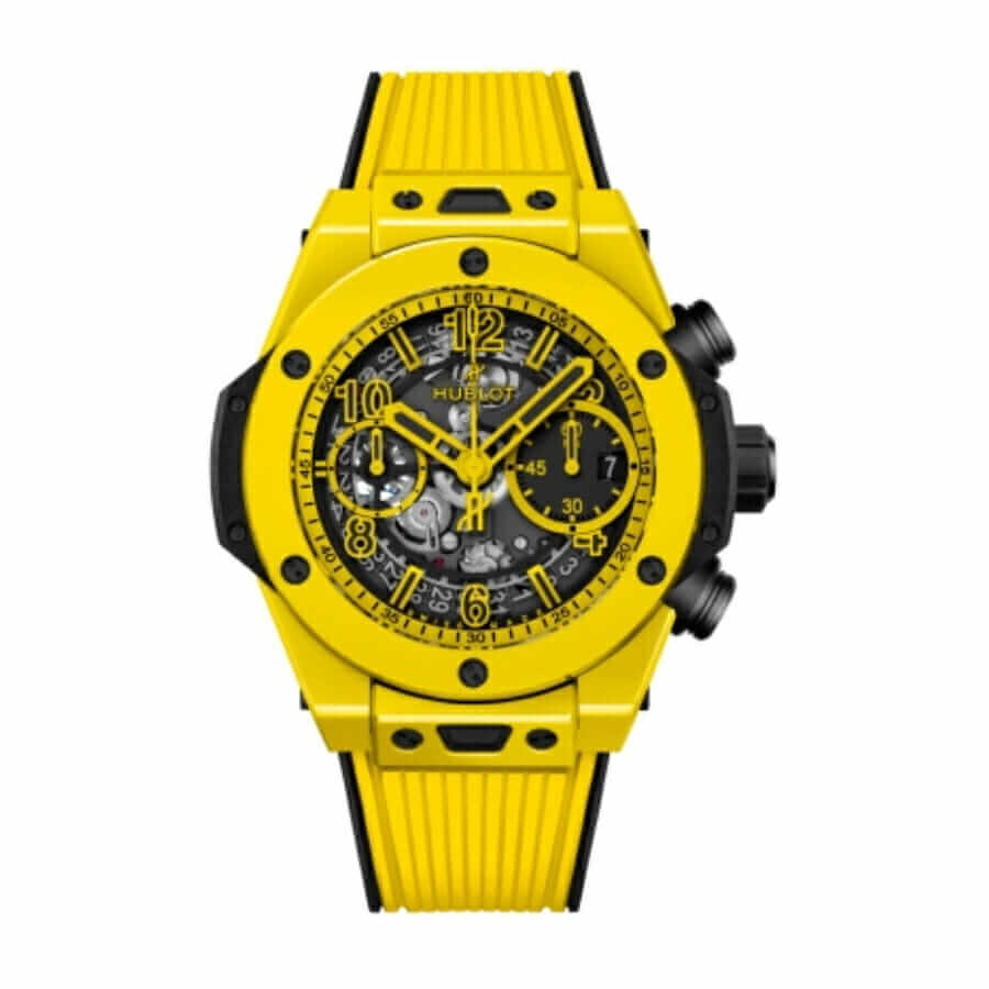 hublot-big-bang-unico-sapphire-all-black-yellow Hublot Yellow Magic 441.CY.471Y.RX Replica - Image 1