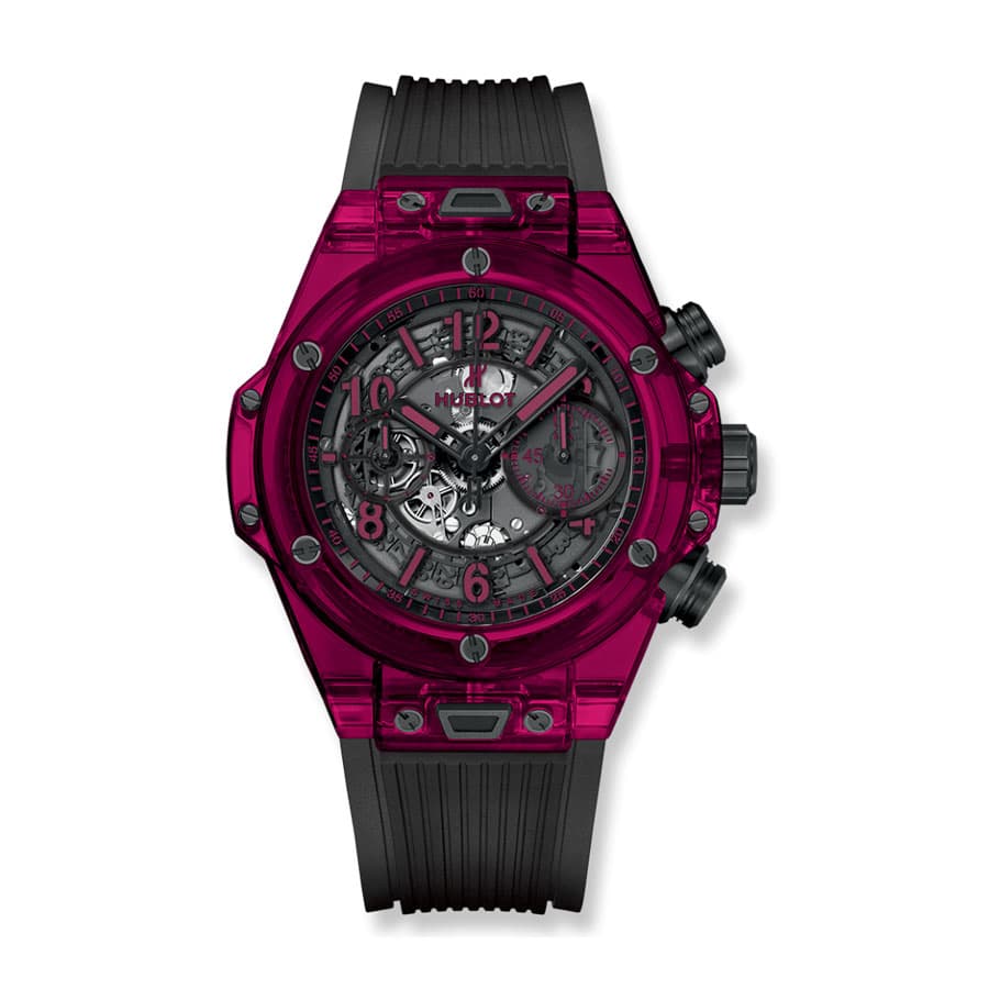 hublot-big-bang-unico-sapphire-red-sapphire-watch-411-jr-4901-rt Hublot Red Watch Replica - Image 1