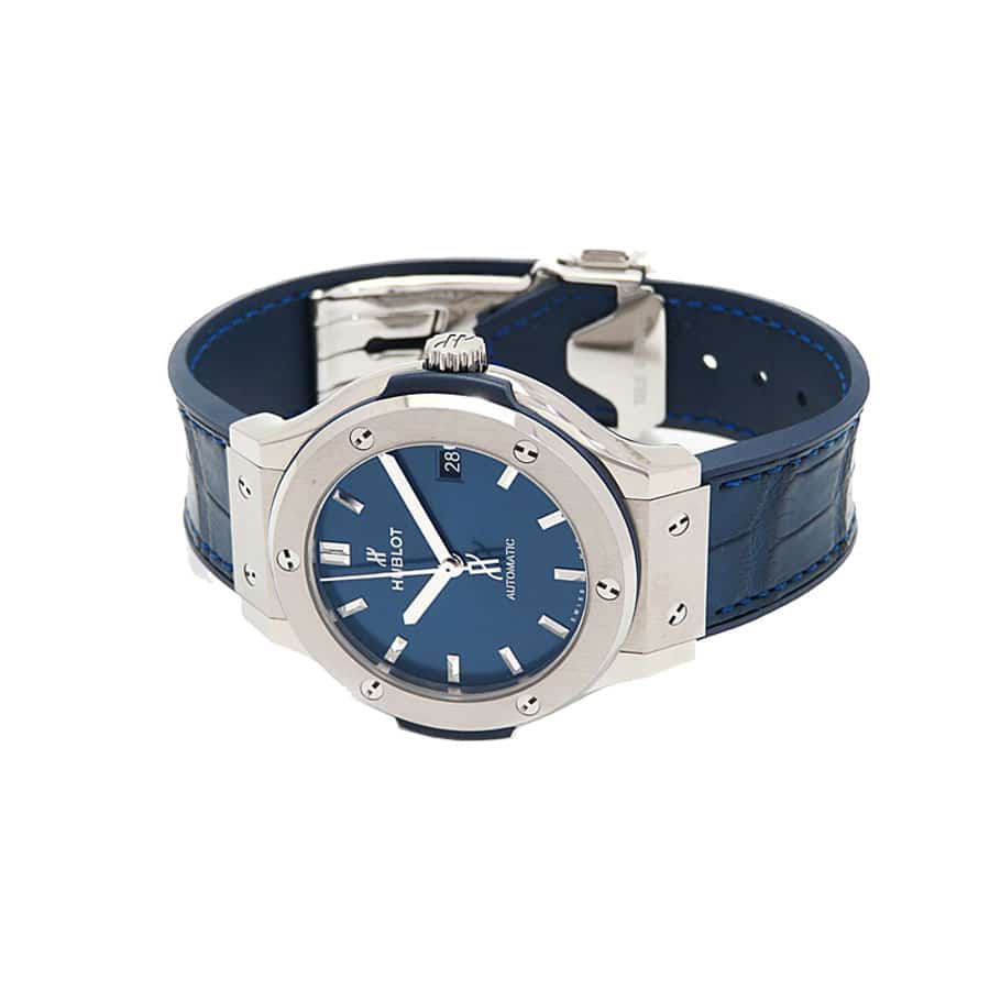 hublot-classic-fusion-automatic-blue-sunray-dial-titanium-565-nx-7170-lr-replica2 Blue Titanium Replica - Image 4