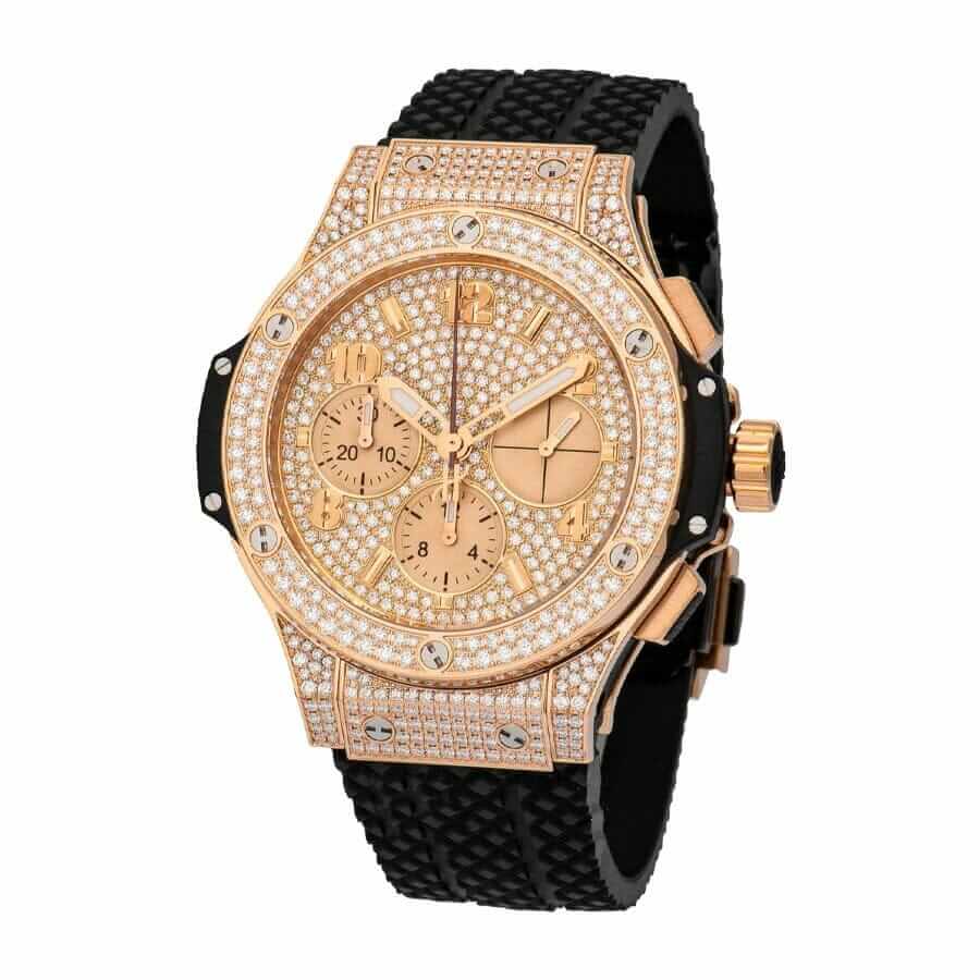 hublot-classic-fusion-best-edition-chronograph-with-diamond-rose-gold-replica-1 Hublot With Diamond Replica - Image 4