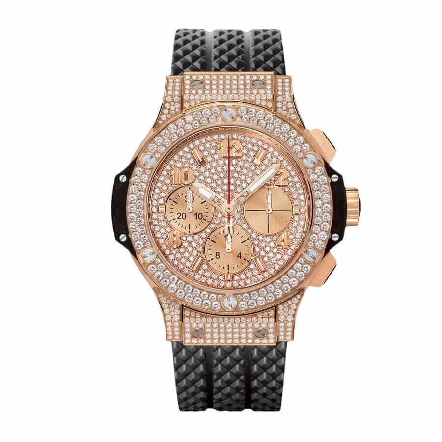 hublot-classic-fusion-best-edition-chronograph-with-diamond-rose-gold-replica Hublot With Diamond Replica - Image 1