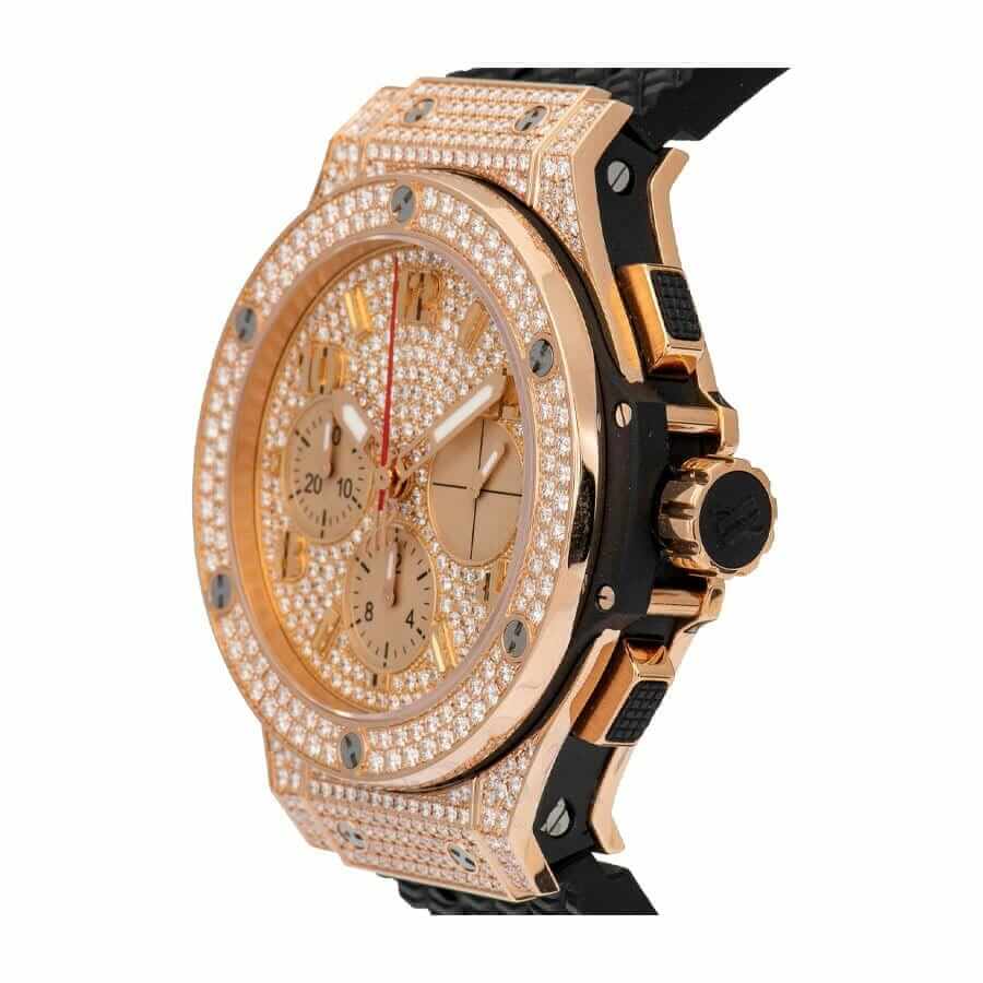hublot-classic-fusion-best-edition-chronograph-with-diamond-rose-gold Hublot With Diamond Replica - Image 3