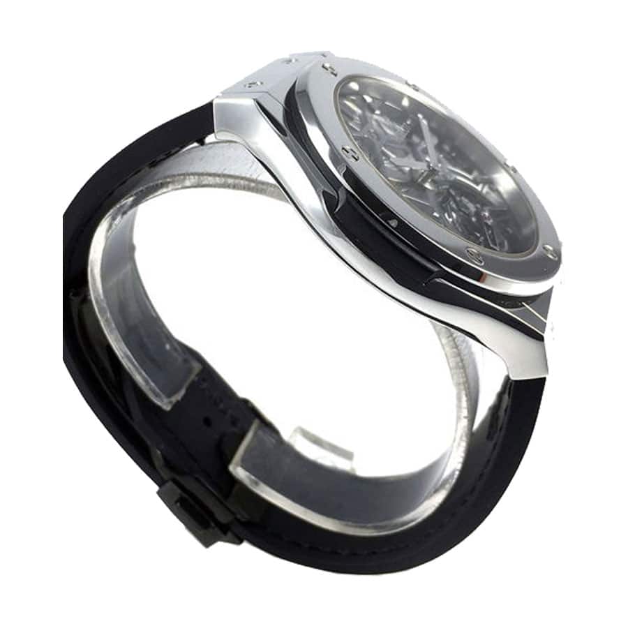 hublot-classic-fusion-tourbillon-excessive-quality-skeleton-dial-505-tx-0170-lr- Hublot Skeleton Watch Replica - Image 3