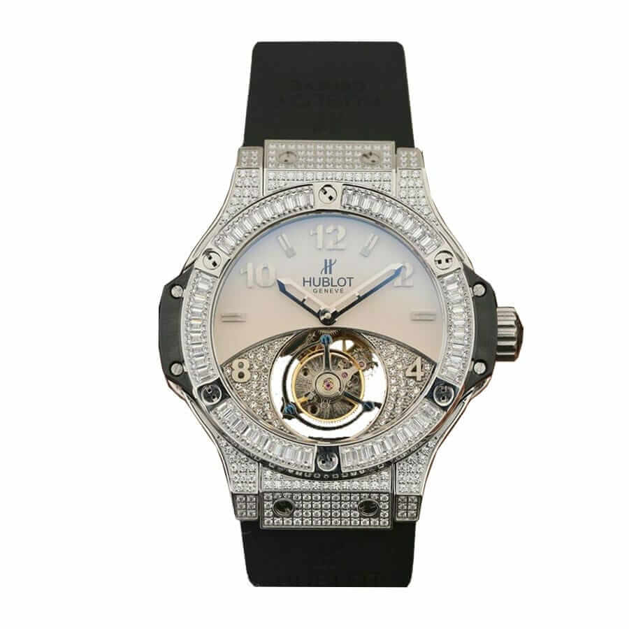 hublot-classic-fusion-tourbillon-with-diamond-gray-dial-replica Hublot With Diamond Gray Replica - Image 1