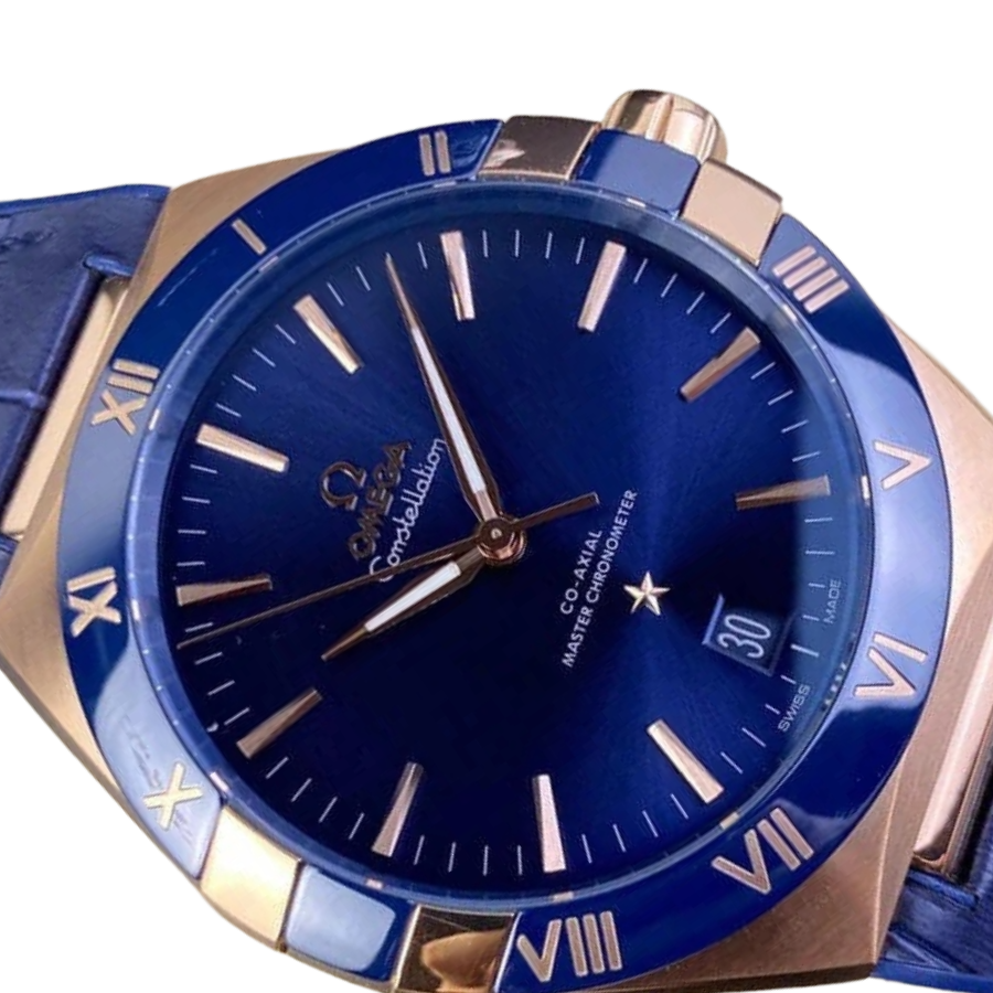 omega-constellation-blue-strap-replica-5 Omega Constellation Blue Strap Replica - Image 4