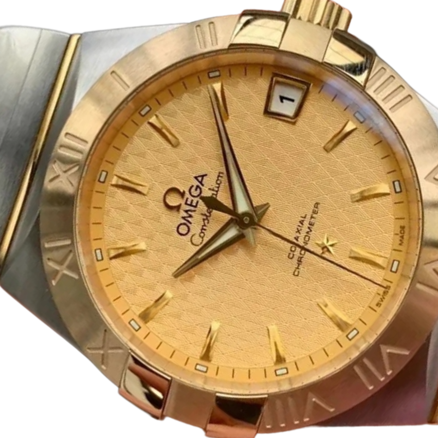 omega-constellation-gold-dial-replica-1 Omega Constellation Gold Dial Replica - Image 6