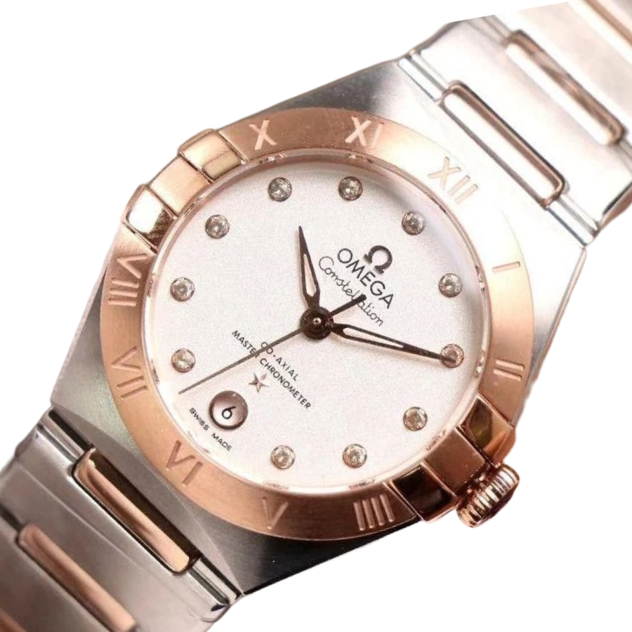omega-constellation-steel-rose-gold-case-replica-4 Omega Constellation Steel & Rose Gold Case Replica - Image 5