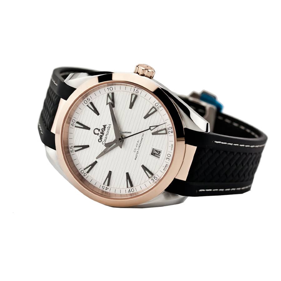 omega-seamaster-aqua-terra-gold-steel-220-22-41-21-02-001-silver-dial- Omega Seamaster Silver Dial Replica - Image 3
