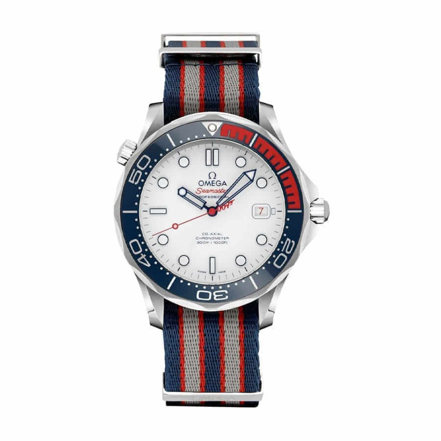 omega-seamaster-diver-300m-co-axial-41mm-steel-007-212-32-41-20-04-001 Omega 007 White Replica - Image 1