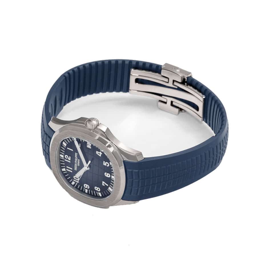 patek-philippe-aquanaut-blue-dial-r Patek Philippe White Gold Replica - Image 3