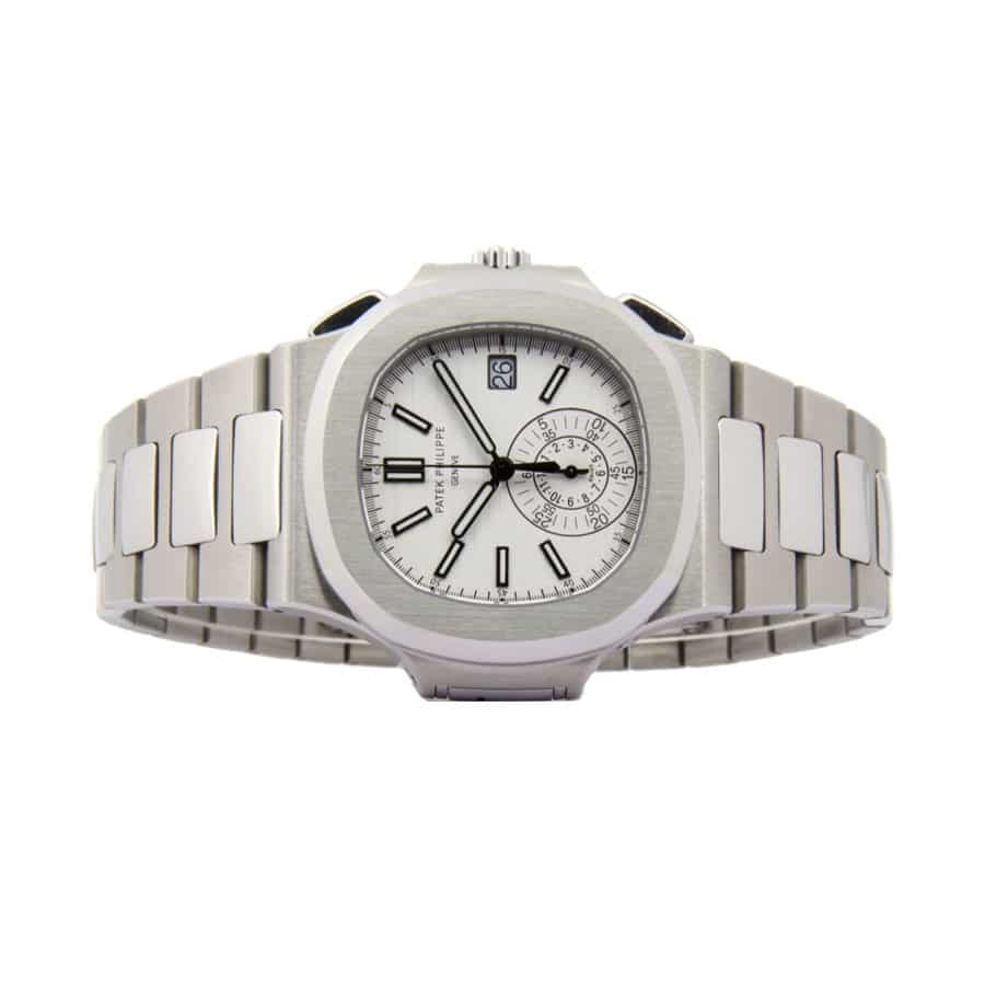 patek-philippe-nautilus-chrongaph-5980-1a-019-2 Patek White Gold 5980/1A-019 Replica - Image 5