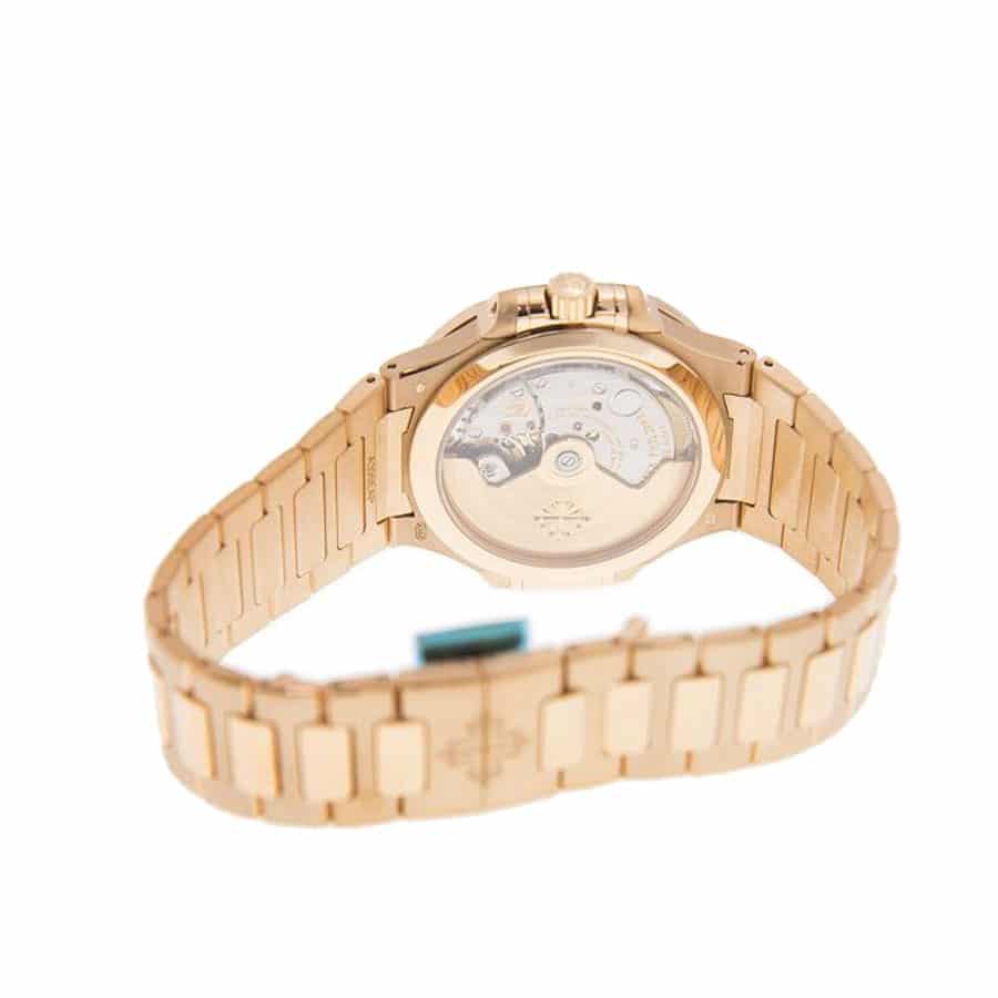 patek-philippe-nautilus-ladies-golden-rose-gold-7118-1r-00-2 Patek Philippe Nautilus Brown Dial Replica - Image 6