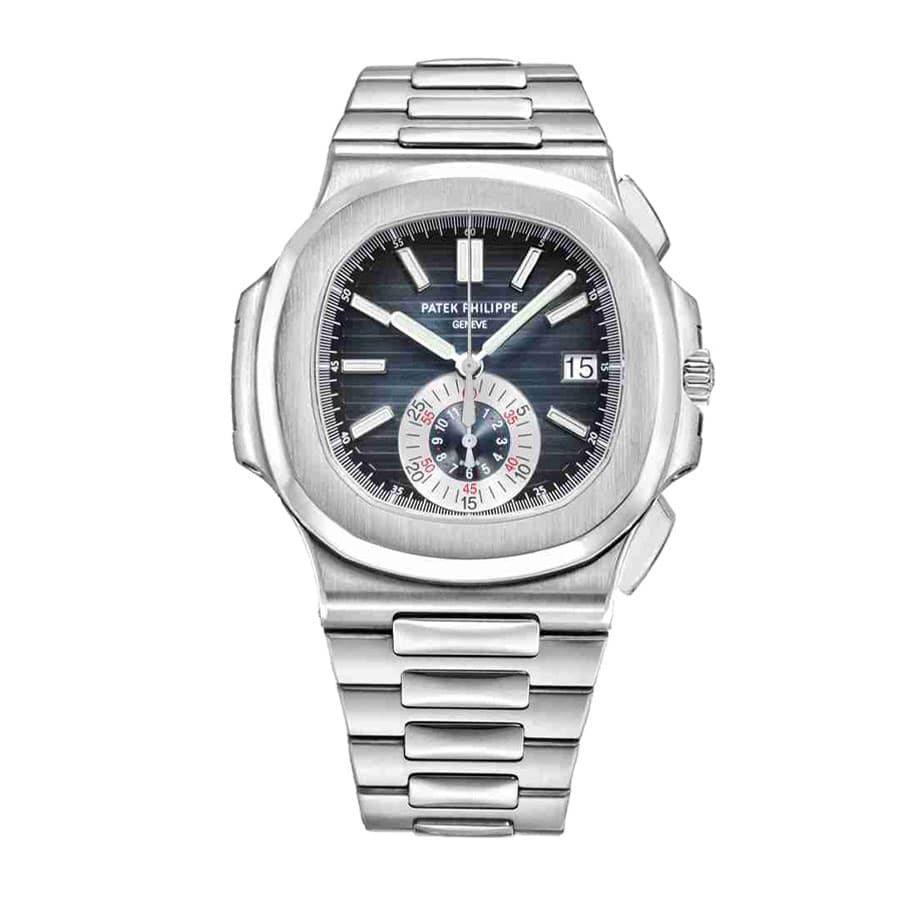 patek-philippe-nautilus-stahl-automatik-chronograph-armband-stahl-40mm-5980-1a-001-replica-1 (1) Patek Nautilus Blue Silver Replica - Image 1