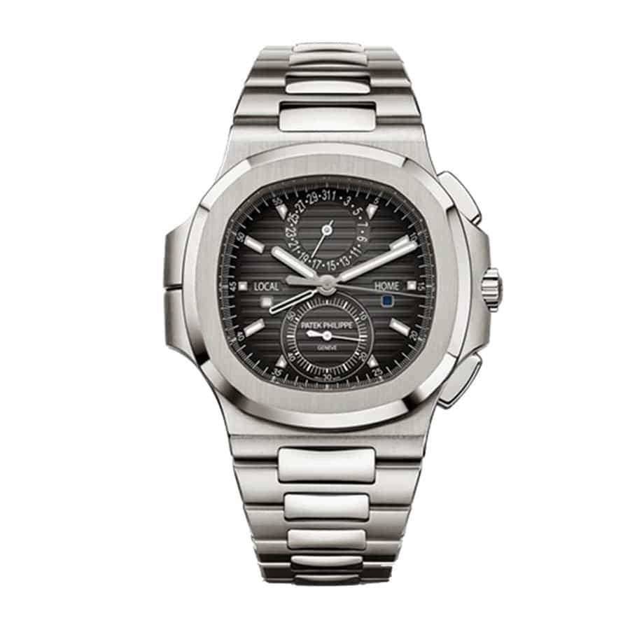 patek-philippe-nautilus-travel-time-chronograph-stainless-steel-replica-1 Patek Philippe Travel Time Steel Replica - Image 1