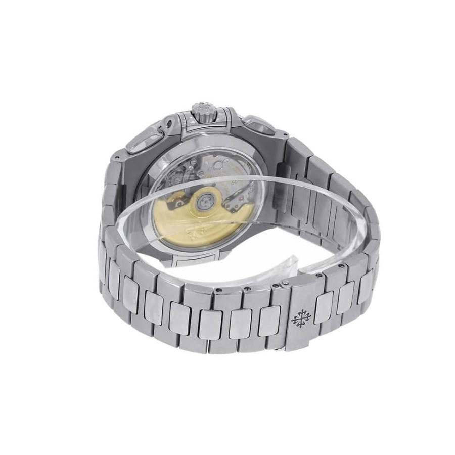 patek-phillipe-chronograph-replica-2 Patek Nautilus Blue Silver Replica - Image 3