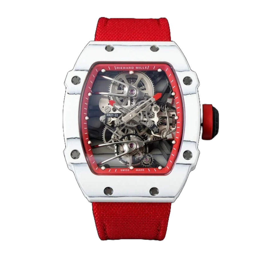 richard-mille-rm27-02-rafael-nadal-tourbillion-red-strap-replica-1 Richard Mille RM27-02 Tourbillion Red Strap Replica - Image 1