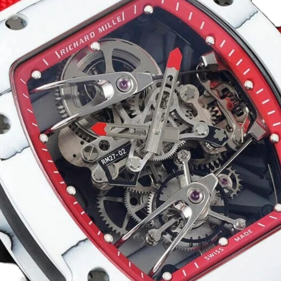richard-mille-rm27-02-rafael-nadal-tourbillion-red-strap-replica-3 Richard Mille RM27-02 Tourbillion Red Strap Replica - Image 2