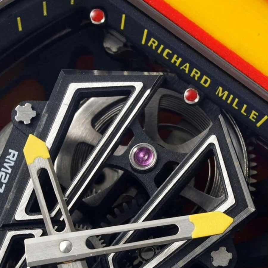 richard-mille-rm27-03-tourbillion-yellow-ruber-strap-replica-1 Richard Mille RM27-03 Tourbillion Yellow Ruber Strap Replica - Image 2