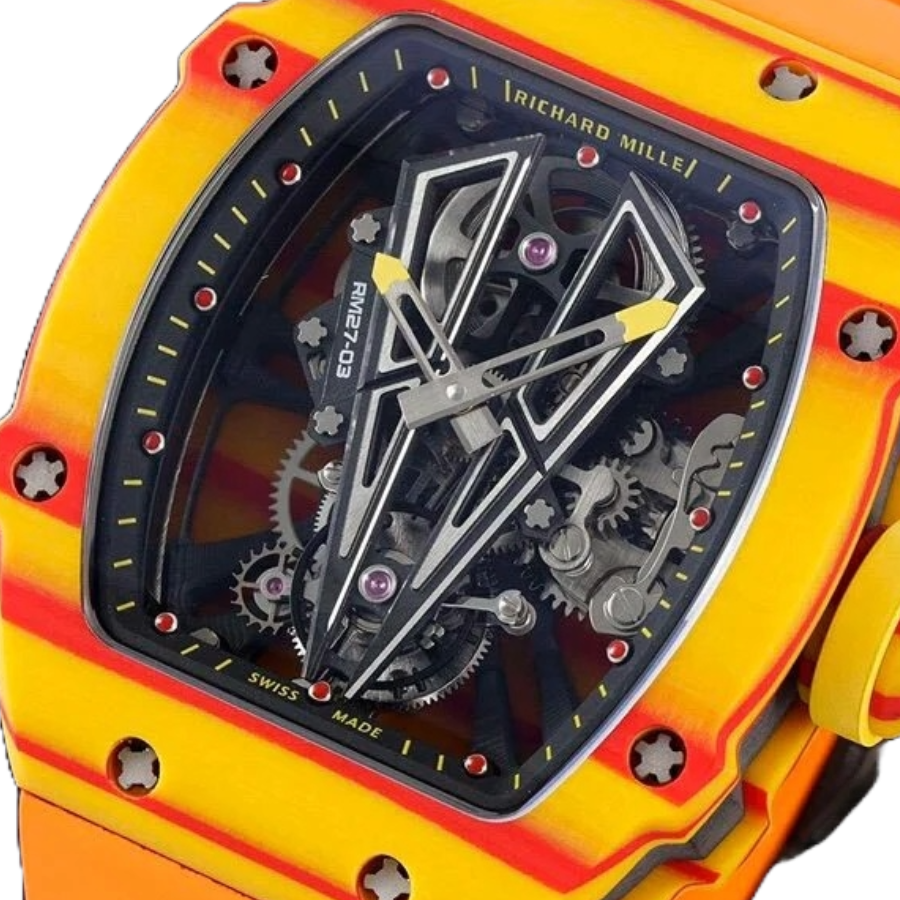 richard-mille-rm27-03-tourbillion-yellow-ruber-strap-replica-4 Richard Mille RM27-03 Tourbillion Yellow Ruber Strap Replica - Image 4