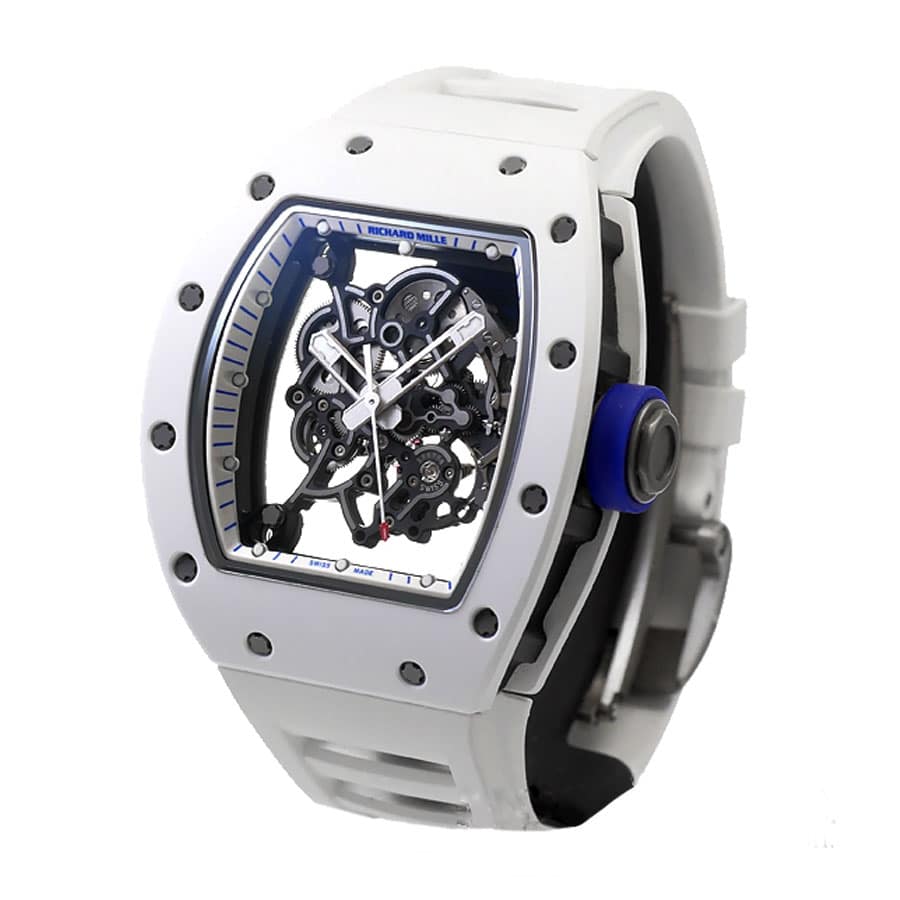 richard-mille-rm55-kv-white-ceramic-bubba-watson-japan-blue-skeleton-dial-m8215-replica-1 Bubba Watson Watch Replica - Image 2