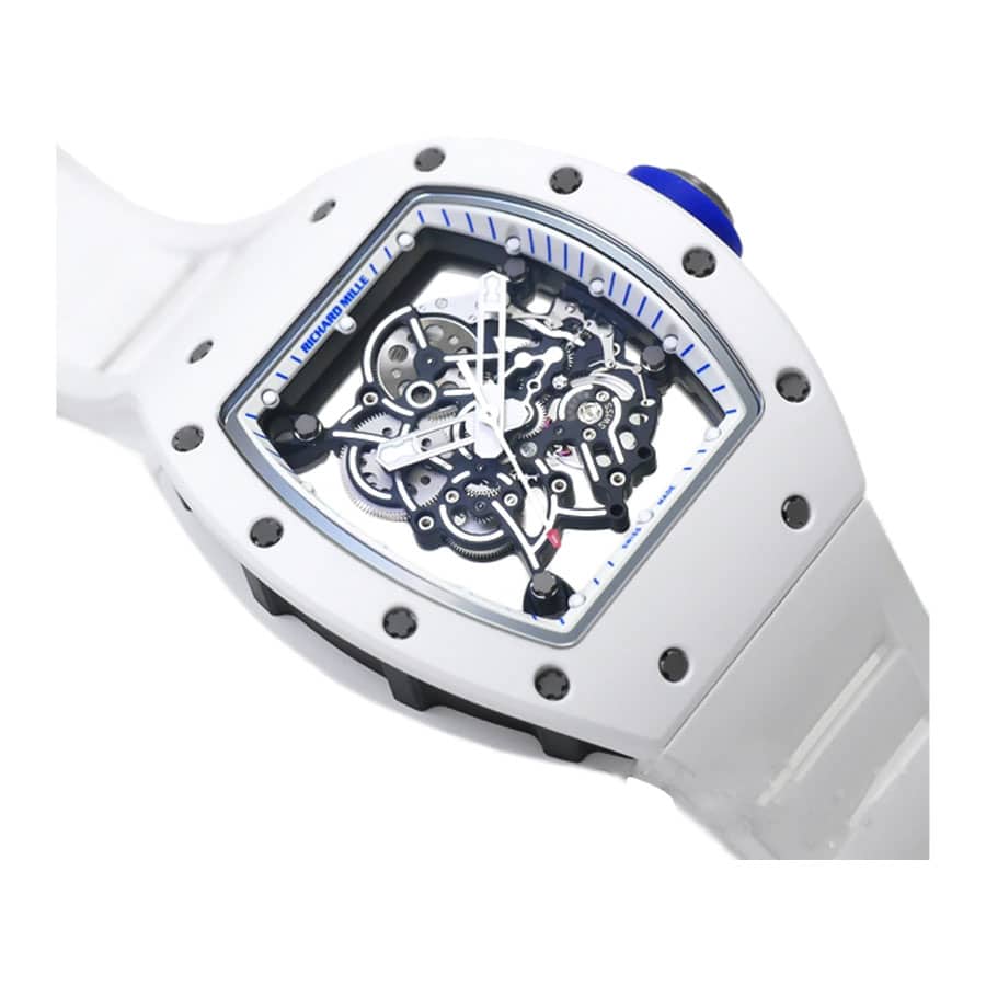richard-mille-rm55-kv-white-ceramic-bubba-watson-japan-blue-skeleton-dial Bubba Watson Watch Replica - Image 3