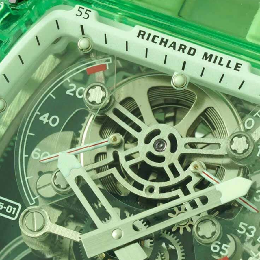 richard-mille-rm56-01-tourbillion-green-transparent-case-replica-1 Richard Mille RM56-01 Tourbillion Green Transparent Case Replica - Image 2