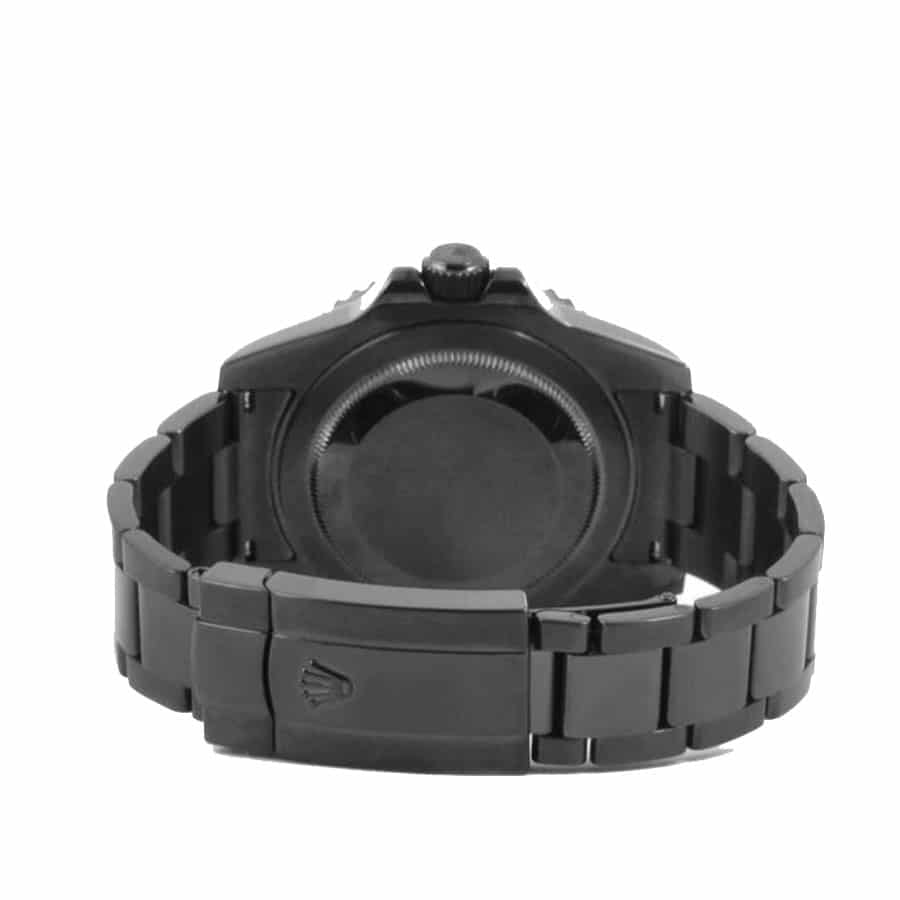 rolex-blaken-gmt-master-ii-singel-black-dial-116710-dlc-pvd-r Rolex Blaken GMT-Master II 116710 DLC-PVD Replica - Image 2