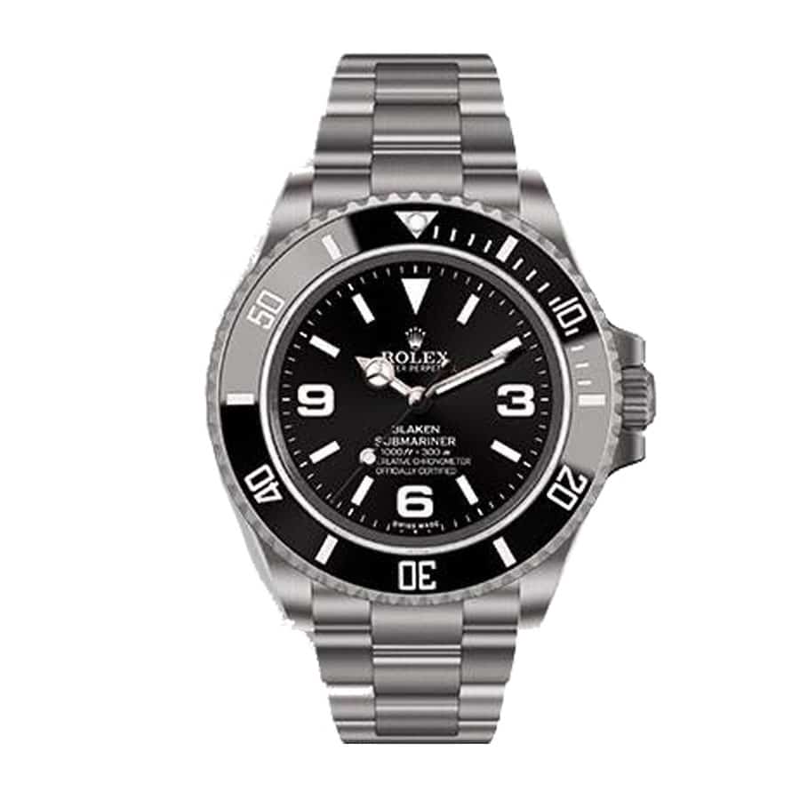 rolex-blaken-submariner-black-dial-6190-box-replica Rolex Submariner 6190 Blaken Black Dial Replica - Image 1