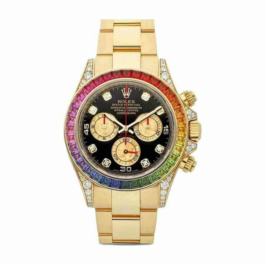 rolex-cosmograph-daytona-rainbow-replica-1-1 Rolex Daytona 116520-0016 Rainbow Replica - Image 2