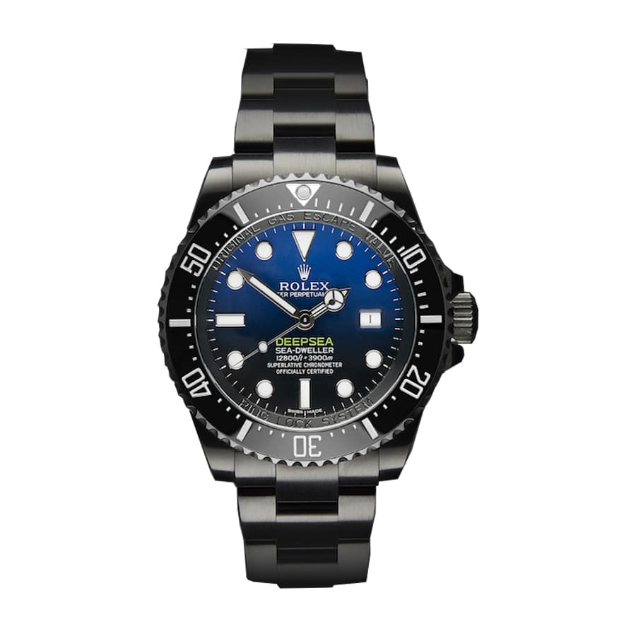 rolex-d-blue-sea-dweller-deepsea-black-pvd-116660-d-blue-replica-2 Rolex Deepsea Sea-Dweller Black PVD 116660 D-Blue Oyster Replica - Image 1