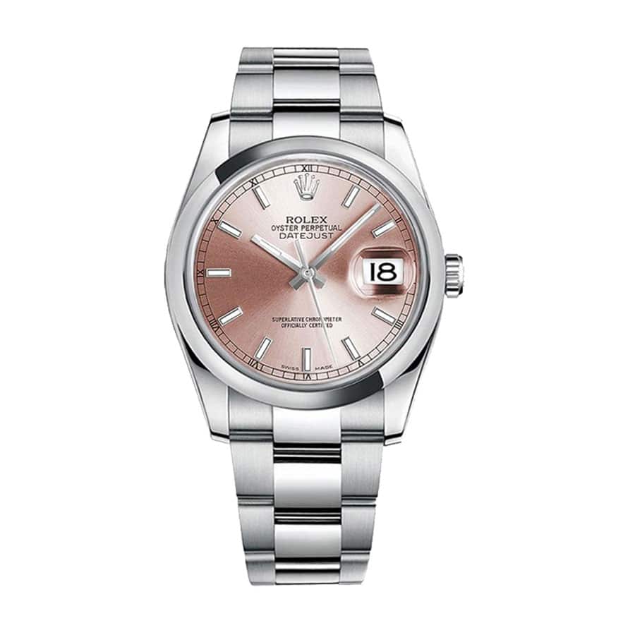 rolex-datejust-116200-36mm-steel-automatic-champagne-silver Rolex Datejust 116200-0079 Oyster Perpetual Replica - Image 1
