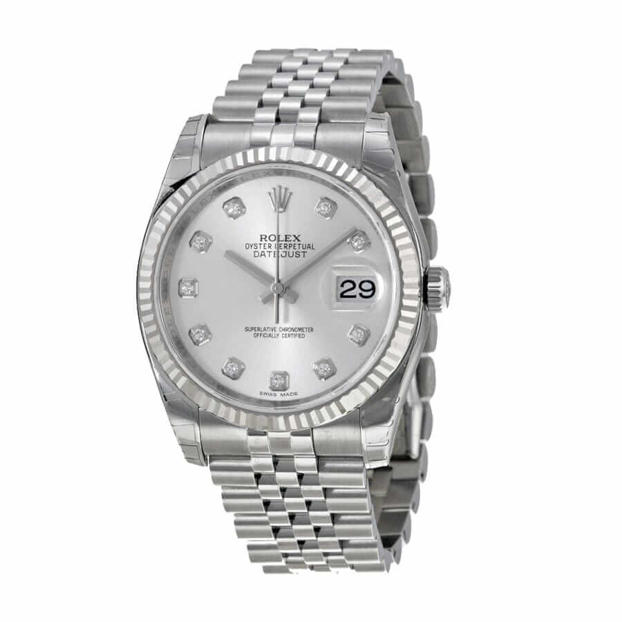 rolex-datejust-126234-36mm-steel-automatic-silver-dial-replica Rolex Datejust 116234-0084 Silver Dial Replica - Image 3