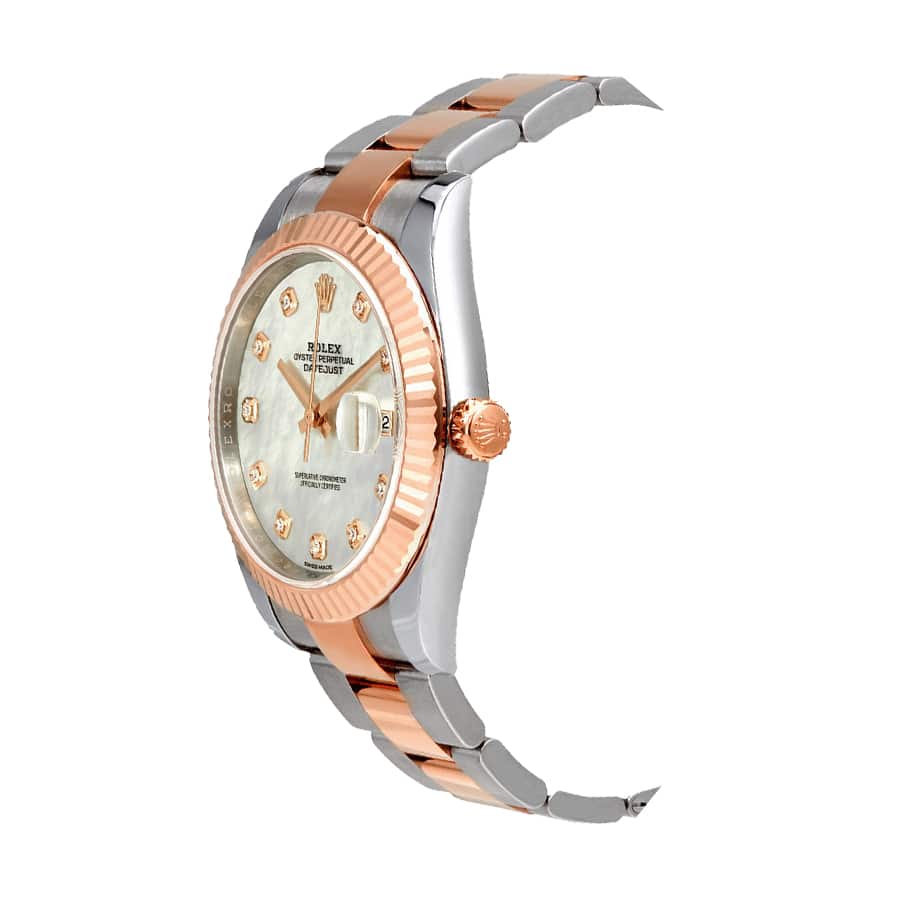 rolex-datejust-126331-everose-gold-automatic-mother-pearl-diamond-dial-replica Rolex Datejust 126331-0013 Mother Of Pearl Dial Replica - Image 3