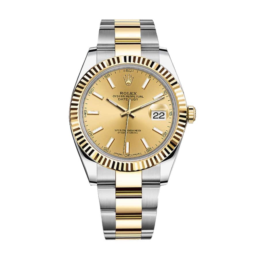 rolex-datejust-126333-steel-yellow-gold-champagne-dial-oyster-replica-1 Yellow Oyster Perpetual Replica - Image 1
