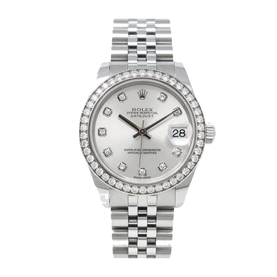 rolex-datejust-178384-white-gold-automatic-black-diamond-dial-replica Rolex Datejust 178384-0017 White Gold Black & Diamond Dial Replica - Image 1