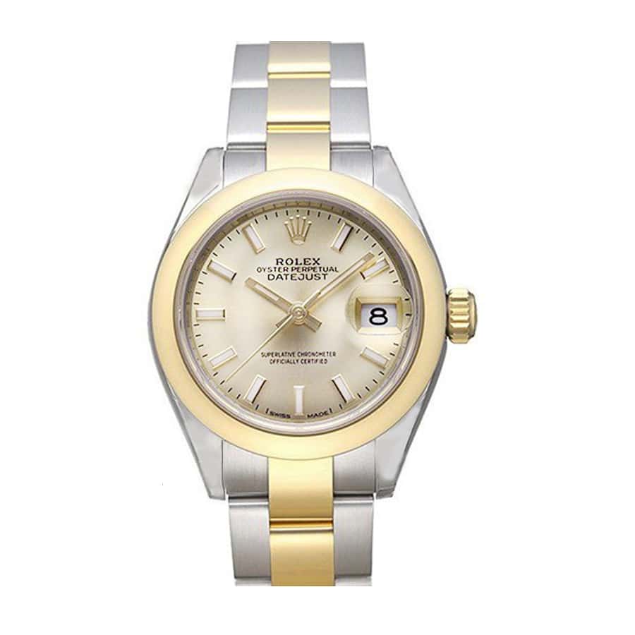rolex-datejust-279163-steel-yellow-gold-automatic-silver-dial-replica Lady Datejust 28mm 279163 Replica - Image 1