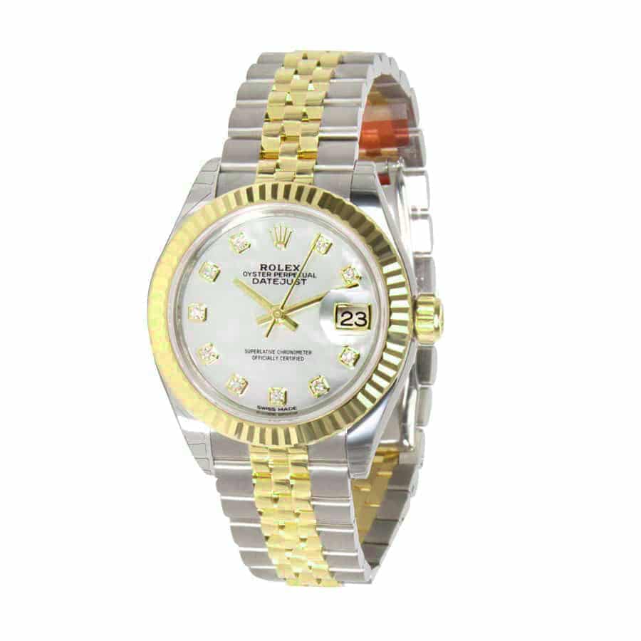 rolex-datejust-279173-steel-yellow-gold-automatic-silver-with-diamond-dial-replica Rolex 279173 Diamond Replica - Image 2