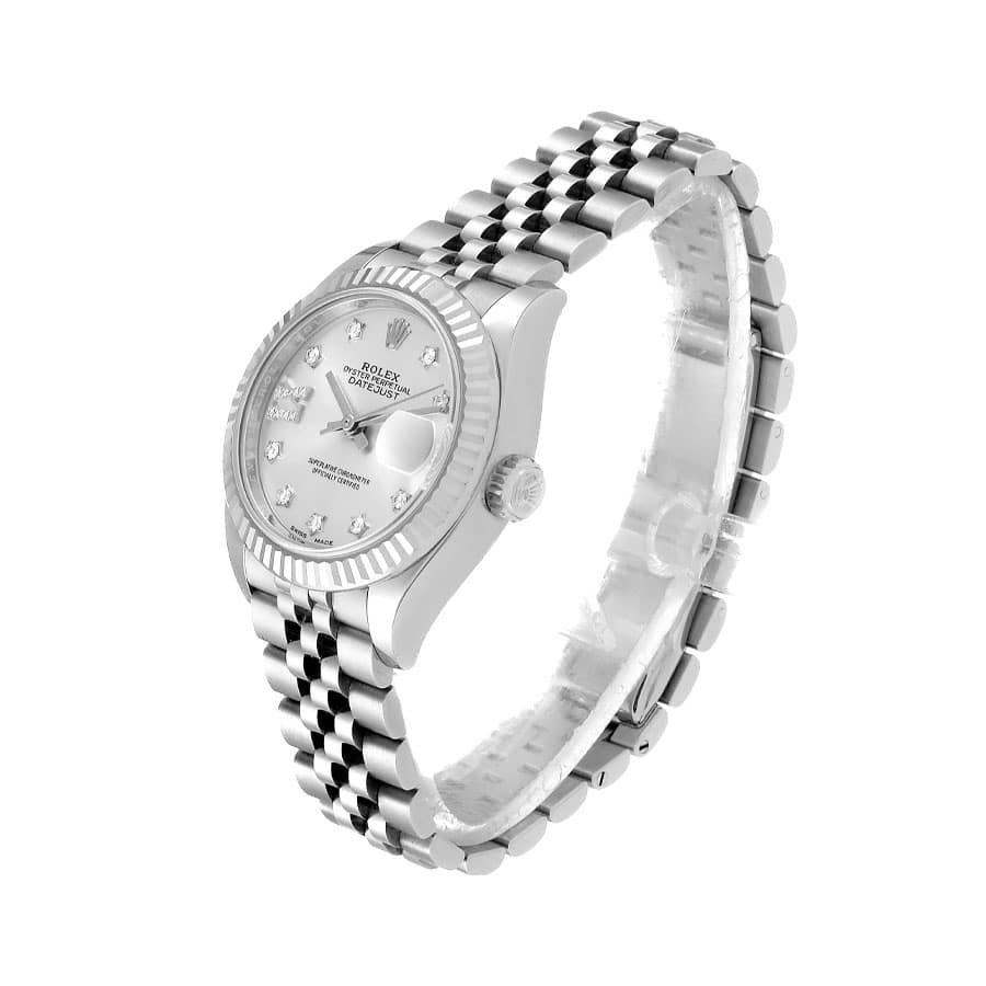 rolex-datejust-28mm-279174-steel-white-gold-automatic-silver-dial-jubilee-1 Rolex Lady-Datejust 279174 Silver Jubilee Replica - Image 3