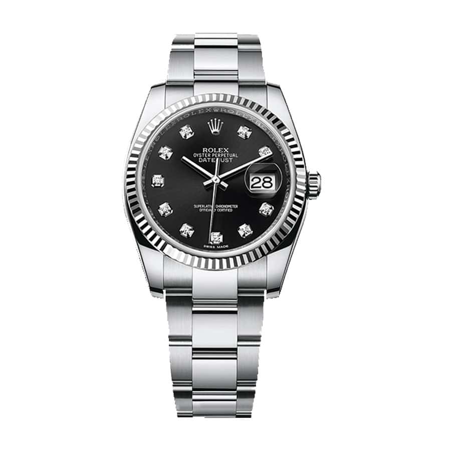 rolex-datejust-28mm-279174-white-gold-automatic-dark-grey-dial Rolex 279174 Replica - Image 1
