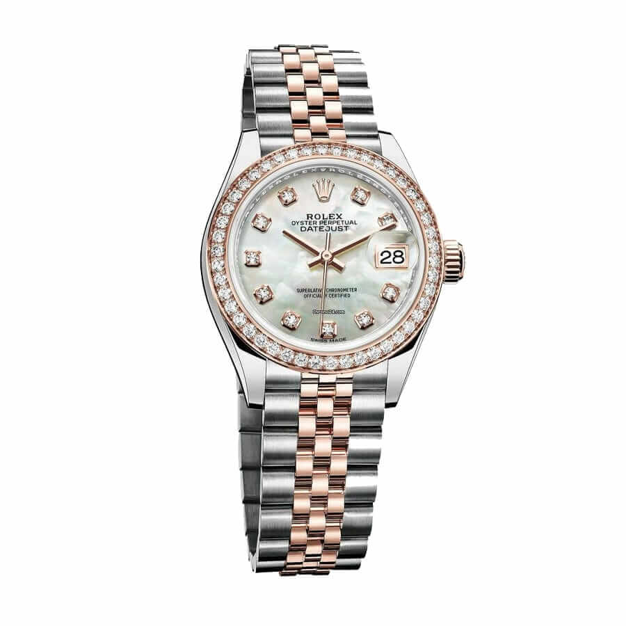 rolex-datejust-28mm-279381rbr-everose-gold-diamond-automatic-sundust-with-diamond-dial-replica Rolex Datejust 279381RBR Everose Gold Sundust With Diamond Dial Replica - Image 2