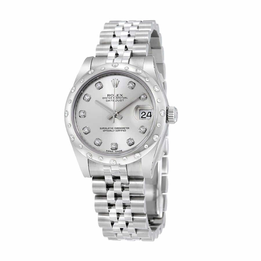 rolex-datejust-31mm-178344-steel-white-gold-automatic-mother-pearl-diamond-dial-replica (1) Ladies Datejust 31MM 178344 Replica - Image 2