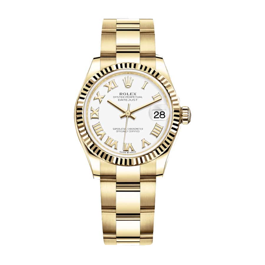 rolex-datejust-31mm-278278-yellow-gold-automatic-white-dial Rolex 278278 Oyster Datejust Replica - Image 1