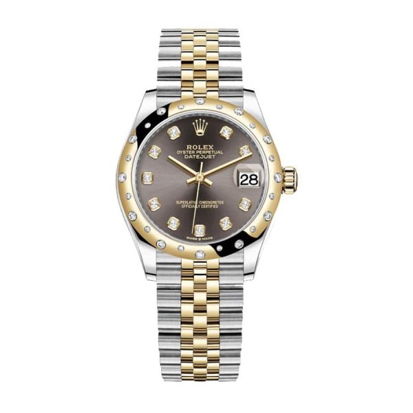 Rolex Datejust 278343RBR Grey Diamond Replica