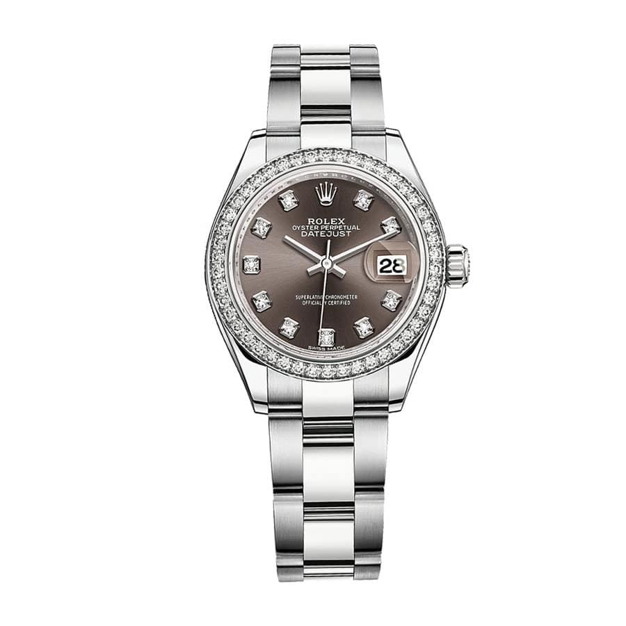rolex-datejust-fluted-bezel-dark-grey-diamond-dial-128300-replica-1 Rolex Dark Grey Diamond Replica  5 reviews - Image 1